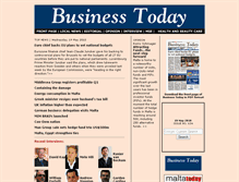 Tablet Screenshot of businesstoday.com.mt